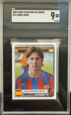 2005 Panini Champions of Europe 1955–2005 #74 Lionel Messi