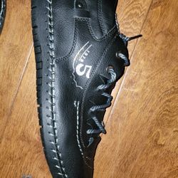 2 Sets Of Mens Black & Blue Boots Mens Size 11