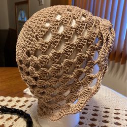 Large Hand Made Crochet Bucket Hat 
