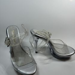 Lucite Dress Heels New 