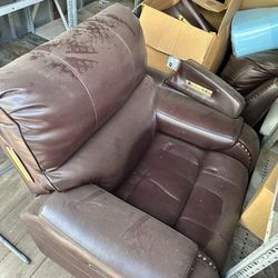 Leather Couch And Recliners