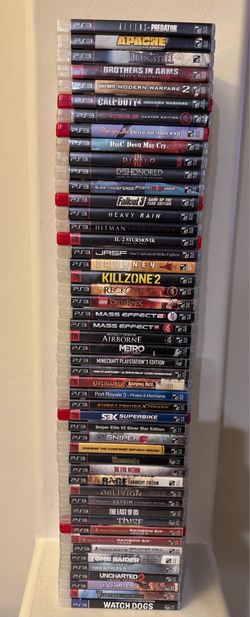 50 PS3 Games Almost All CIB Excellent Condition