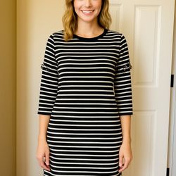 Black And White Dress Women’s Size S/M