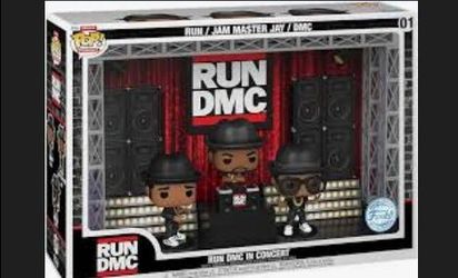 Funko Pop Moments RUN DMC In Concert Set