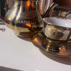 4 Piece Tea Set Look At Pic For Brand Name Label 