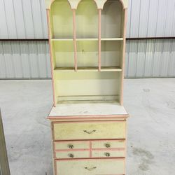 Chest drawers with attached headboard