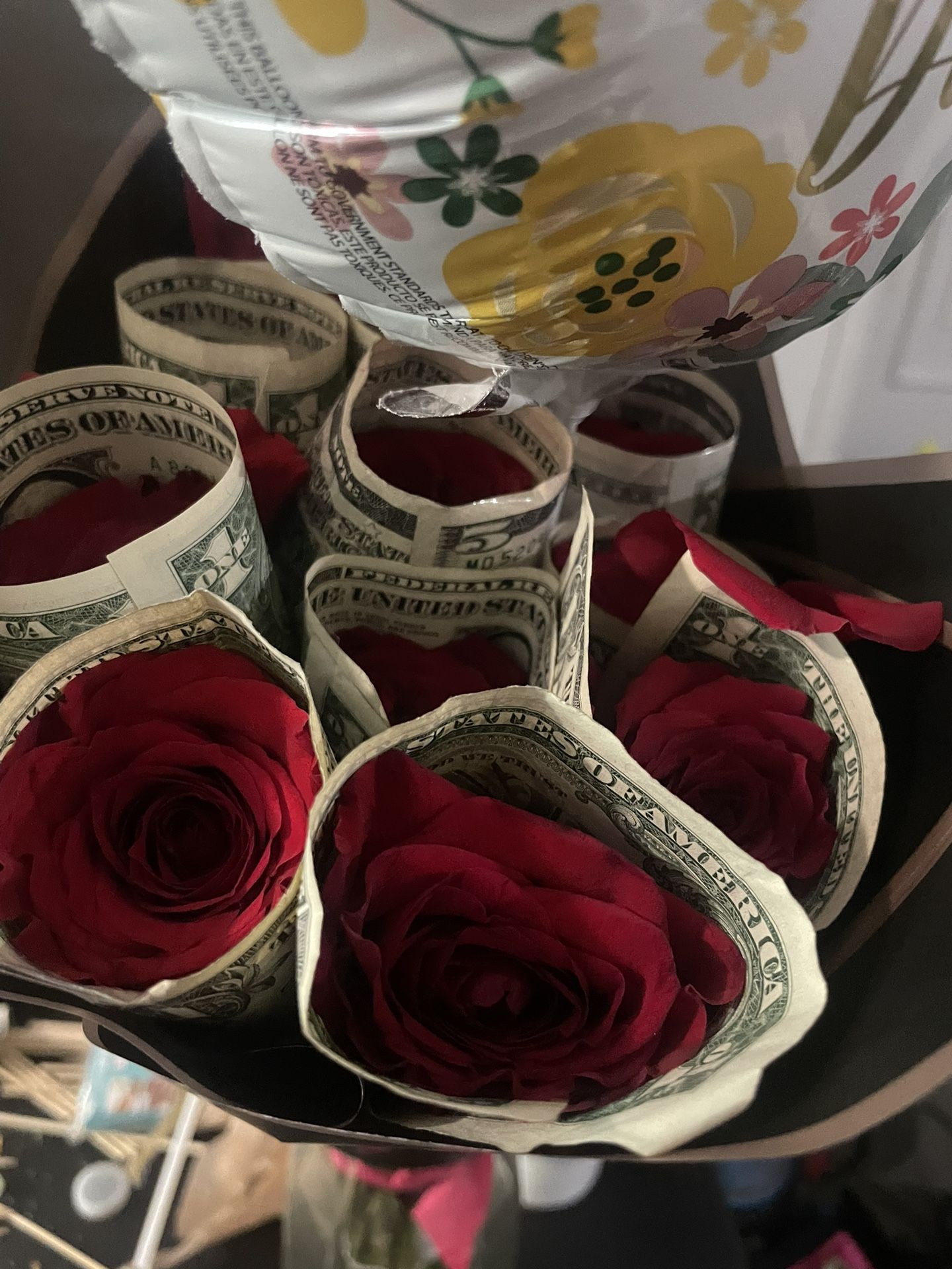 Rose Money Bouquet