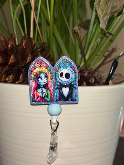 Nightmare Before Christmas Retractable Badge Reel