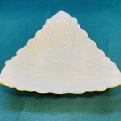 Vintage Lenox 3 Corner Bowl With Raises Interior  Design 