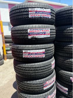 ✅‼️ 215/55/17 Vendo set de llantas Nueva con 60,000 millas de garantía