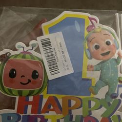 Cocomelon Cake Topper Never Used !!