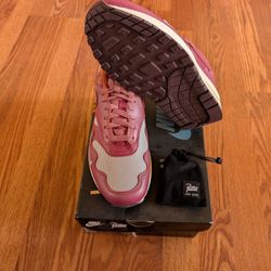 Nike Air Max 1 Patta Waves Rush Marron With Bracelet Size 8