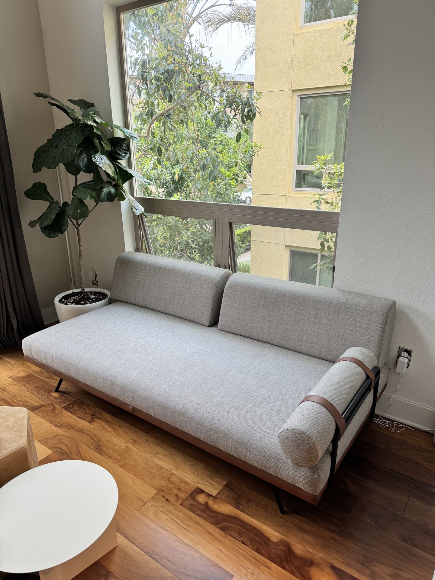 81” Upholstered Modern Sleeper Sofa