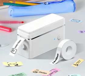 P31S Label Maker Machine with Stickers, Mini Portable Wireless Thermal Printer, for Organizing Storage Office Home Small Business, Sticker Maker Label