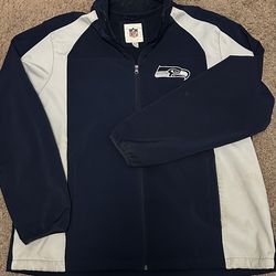 $40 Seahawks XXL Size Raincoat/SportJacket Zip Up w/pockets