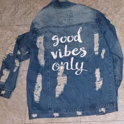 Woman's Denim Jean Jacket 