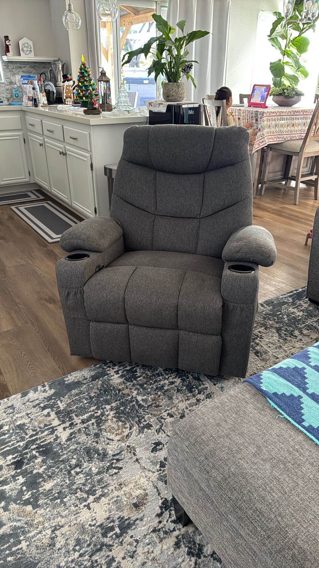 Gray Recliner