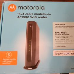 Motorola Cable Modem & WiFi Router 