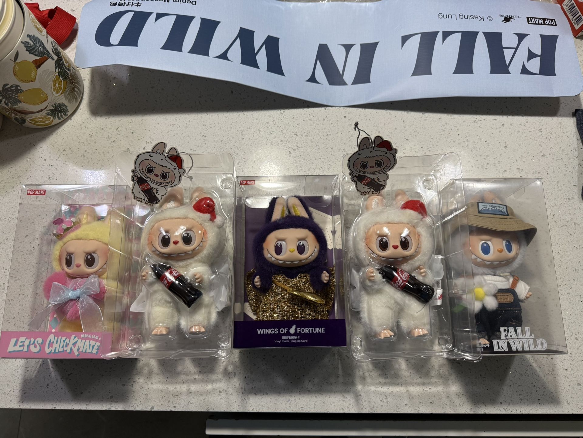 The Monsters Exclusive Labubu Fall In Wild, Wing Of Fortune, Coke