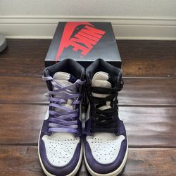 Jordan 1 Retro High “Court Purple” – Size 9 (OG Box)