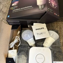 Phillips Hue (hub + Bulb)