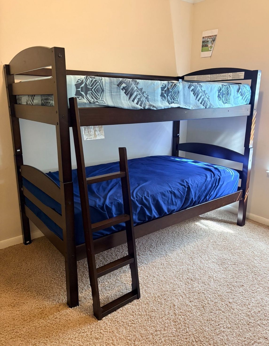 Twin Bunk Bed With Matress. I Can Delivery For Extra Fee