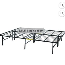 Foldable Steel Queen Platform Bed Frame