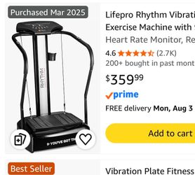 Lifepro Rhythm Vibration Plate Exercise Machine