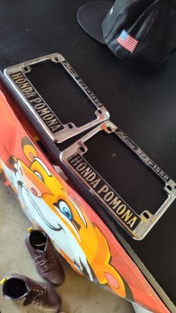 Vintage Honda motorcycle plate Frames