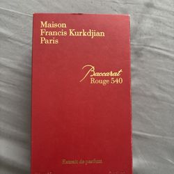 Baccarat Rouge 540 Cologne 