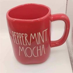 Rae Dunn "Peppermint Mocha" Mug, Artisan Collection by Magenta