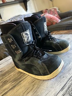 Preston Snowboard Boots Men’s Size 16 – Black/Blue
