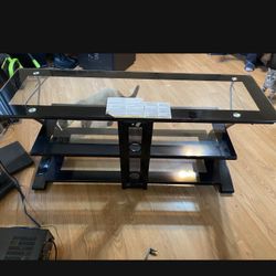 Free Glass TV Stand 