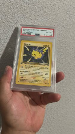 Pokémon 2000 Neo Genesis Pikachu 1st Edition
