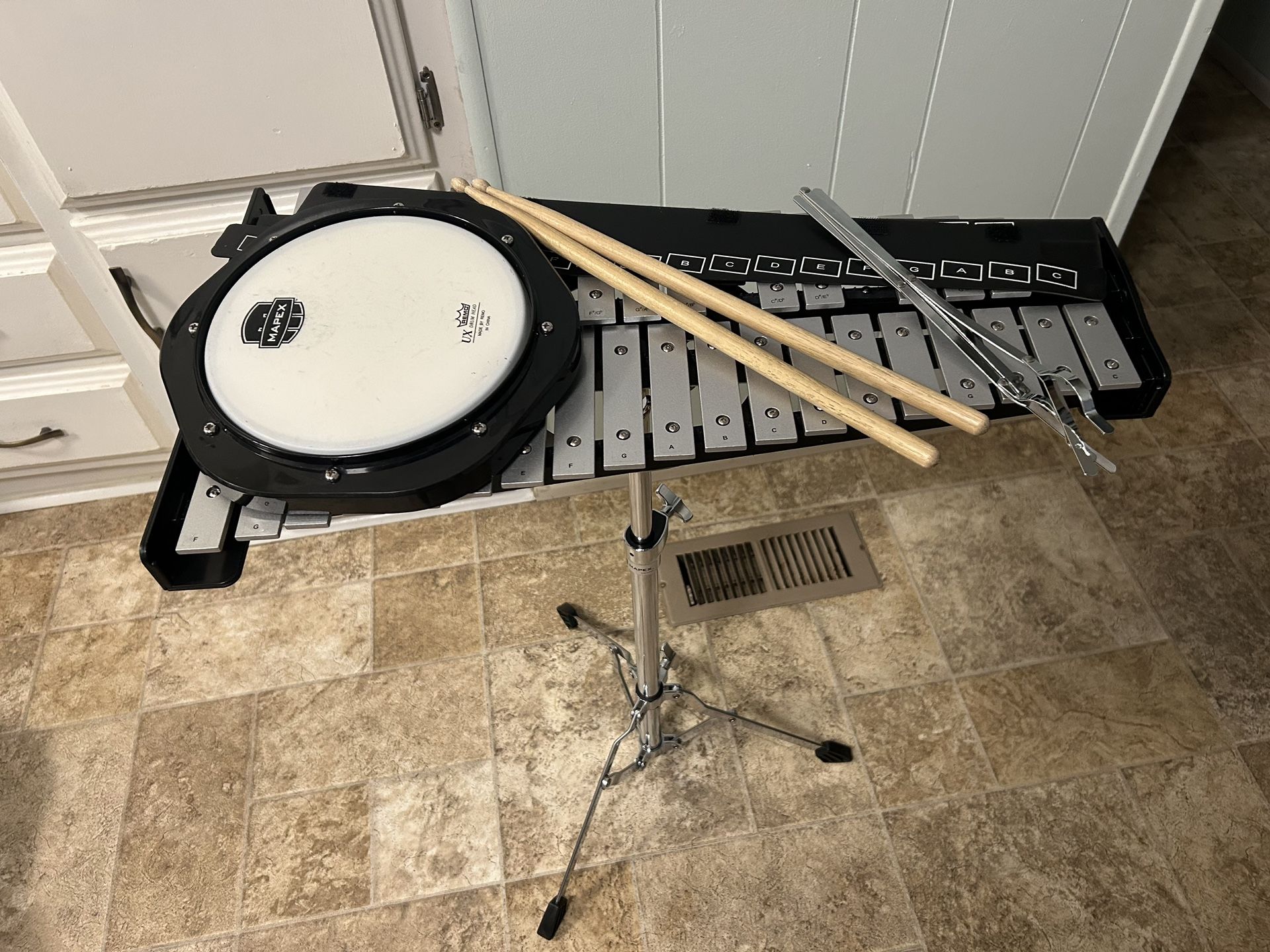 Mapex Xylophone/practice Pad Kit