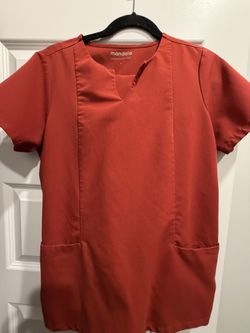 Red-Orange Scrub Set (Small)