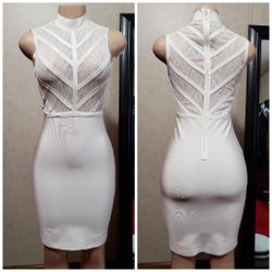 Off white Bandage Dress new size S.