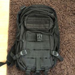 Black Tactical Backpack 
