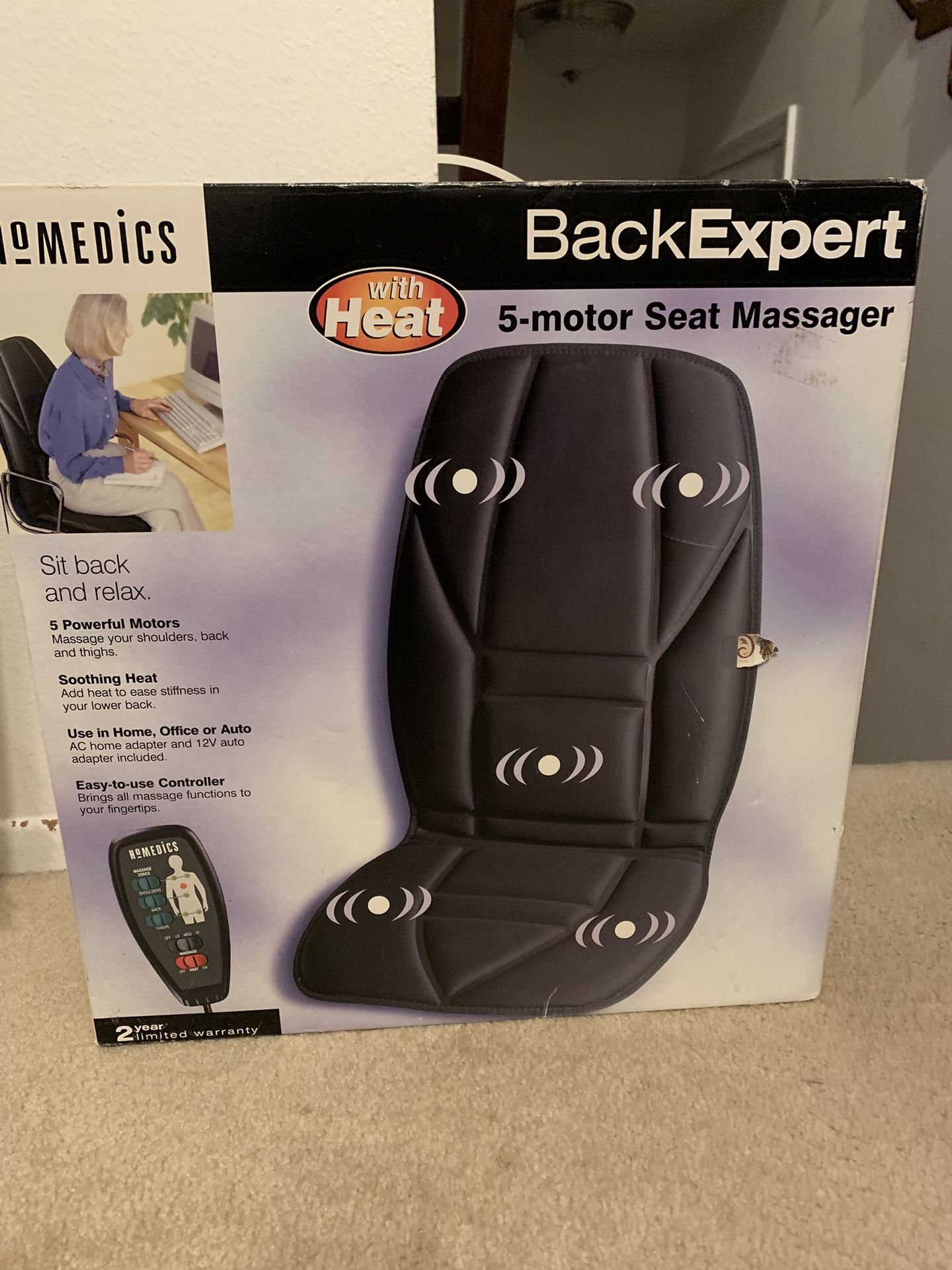 Homedics Seat Massager With Heat