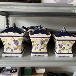 Vintage capriware Canister Set