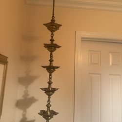 Brass Hanging Oil Lamp