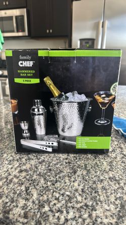 Chef Hammered Bar Set 5 Piece