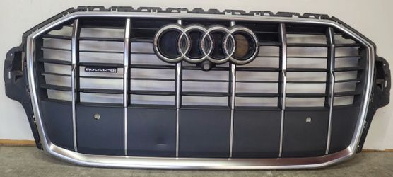 2017 2018 2019 AUDI Q7 QUATTRO FRONT BUMPER UPPER GRILLE OEM