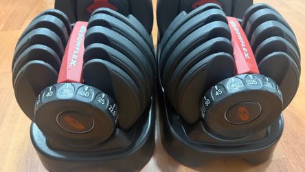 Bowflex SelectTech 552 Adjustable Dumbbells – Pair 5–52.5 lbs