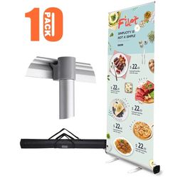 Retractable Banner Stand 33" x 79" Base 10ct/pack - Spring Sale - Graduation Sale