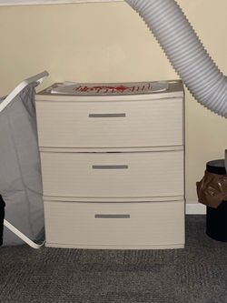 Beige 3 drawer organizer