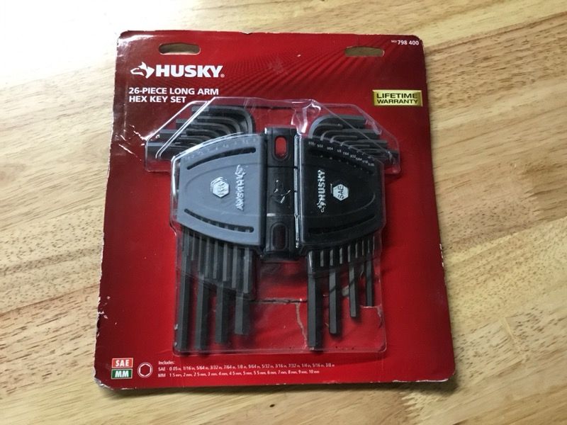 Husky 26 piece long arm hex key set discount