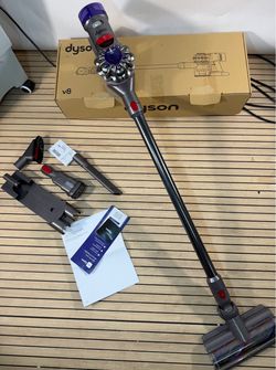 Dyson V8 Plus Cordless Vacuum, Cleans Hard Floors and Carpets, Detangles, Converts to Handheld, 115AW, 2 Power Modes, Up to 40 Minutes
