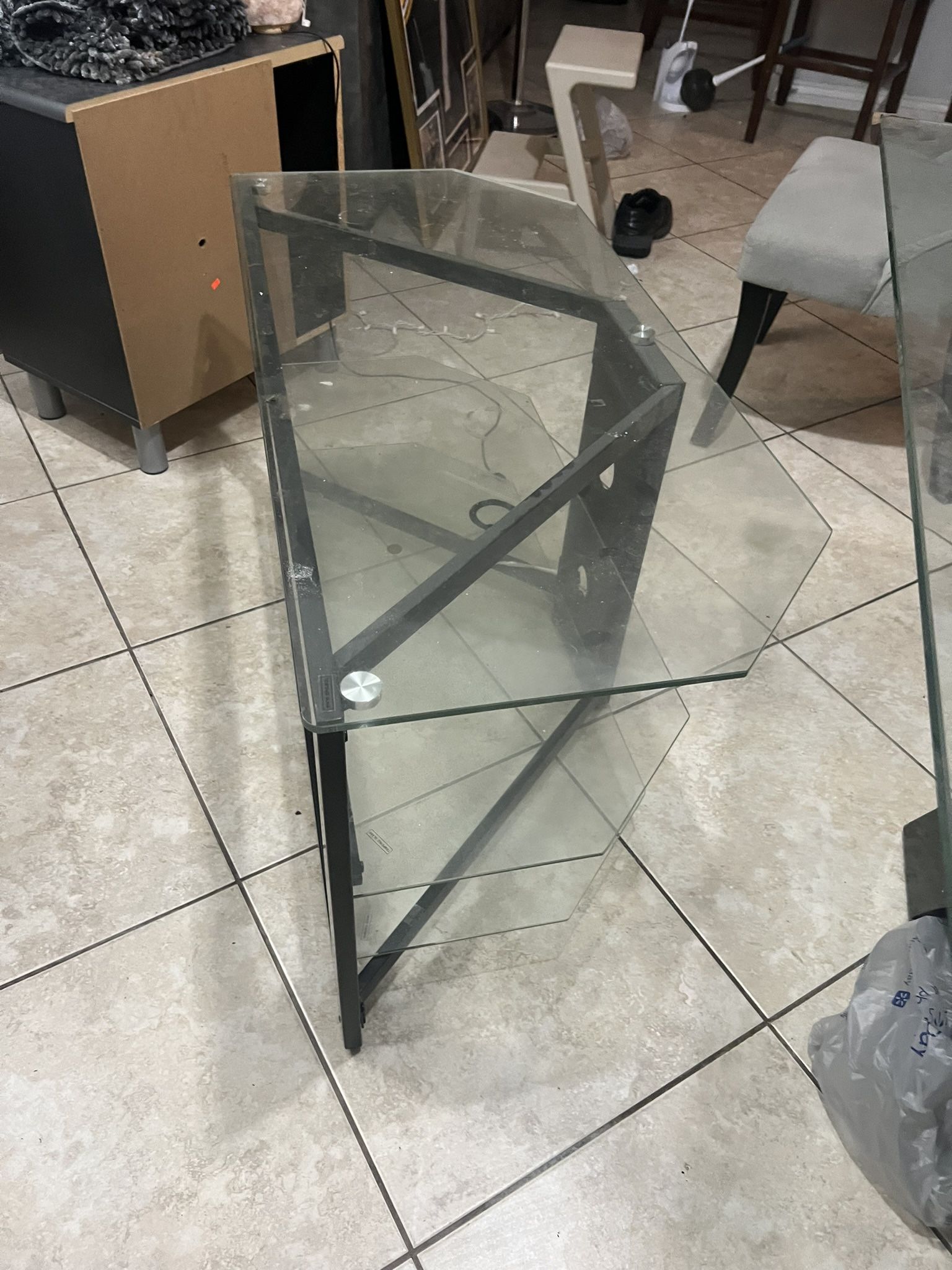 Glass Tv Stand 