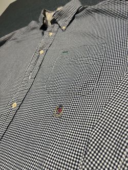 Sz L Vintage Tommy Hilfiger long sleeve button up shirt.